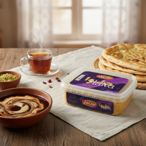 حلوا زعفرانی شکرریز